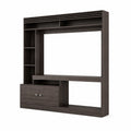 Mobile TV in Legno MDF Grigio 200x180x40 cm