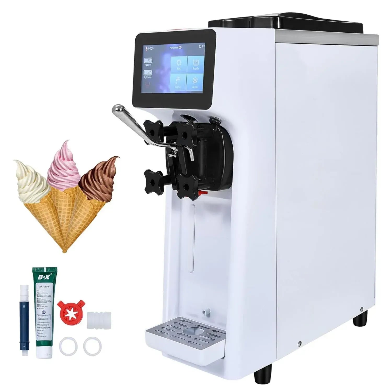 Macchina per Gelato Soft Monogusto 10L/h, 900W, Tramoggia 4L