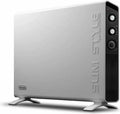 De'Longhi Termoconvettore Elettrico Slim Style con Hi-Fi Technology, 3 Livelli Potenza e Timer 24h, per Ambienti Fino a 60m³, Grigio/Nero