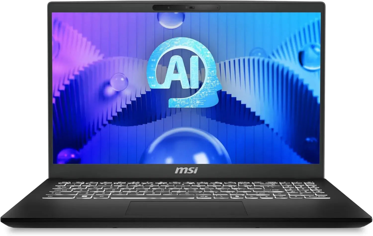 MSI Modern 15 AIC1MG-003UK Laptop Intel Core Ultra 5 12ª gen, 15.6'' FHD, 16GB DDR5, 512GB SSD, Wi-Fi 6E, Windows