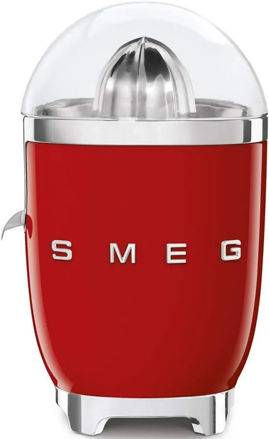 Smeg Spremiagrumi Elettrico 70W Rosso con Beccuccio Antigoccia