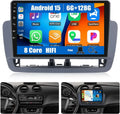 Autoradio Android 15 con Schermo 9 Pollici per Seat Ibiza 2012-2015, 6G+128G, 8 Core, Carplay, Android Auto, Bluetooth, GPS, WiFi, DSP, Telecamera, CANBUS e Microfono