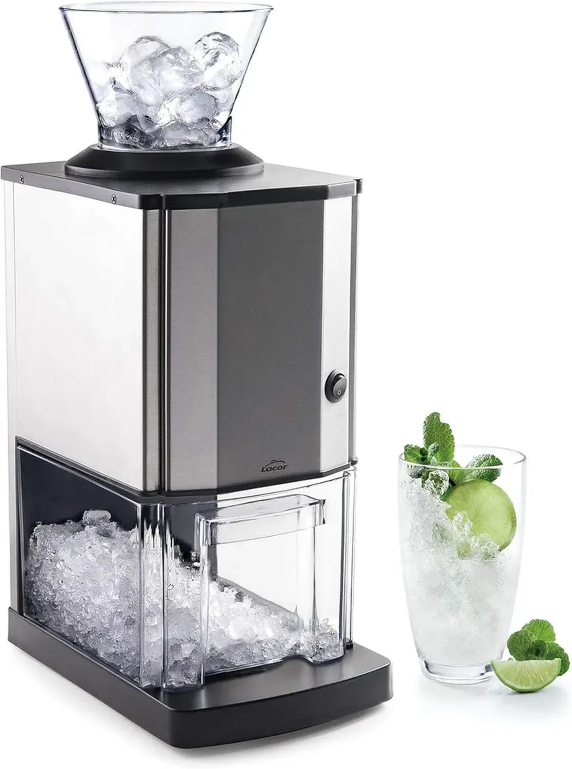 Tritaghiaccio Professionale Lacor 80W 12kg/h Inox