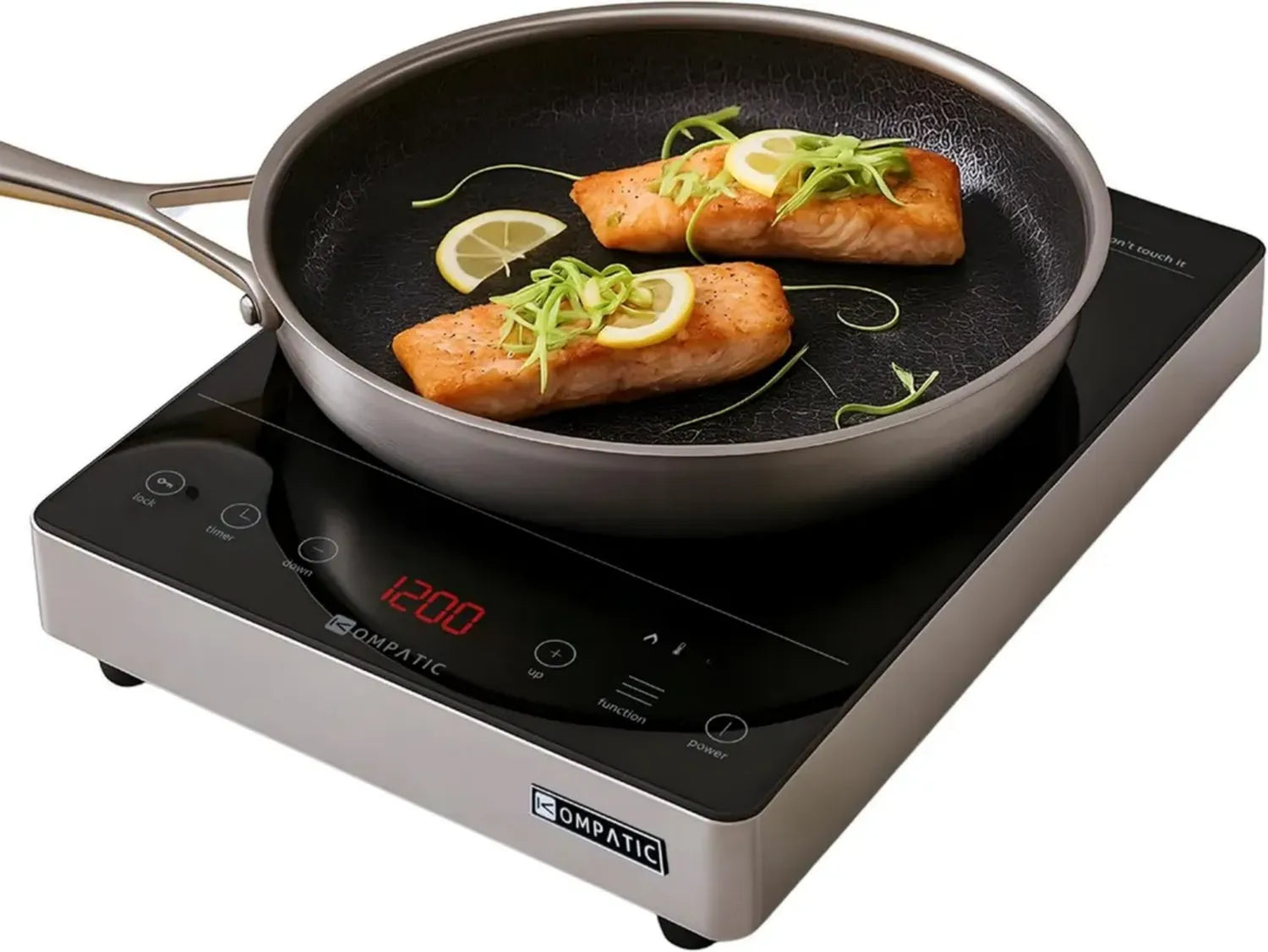 Piastra a Induzione Professionale KFE 35T PRO, 3500W, Acciaio Inox, 10 Livelli di Temperatura, Timer e Sicurezza Integrata