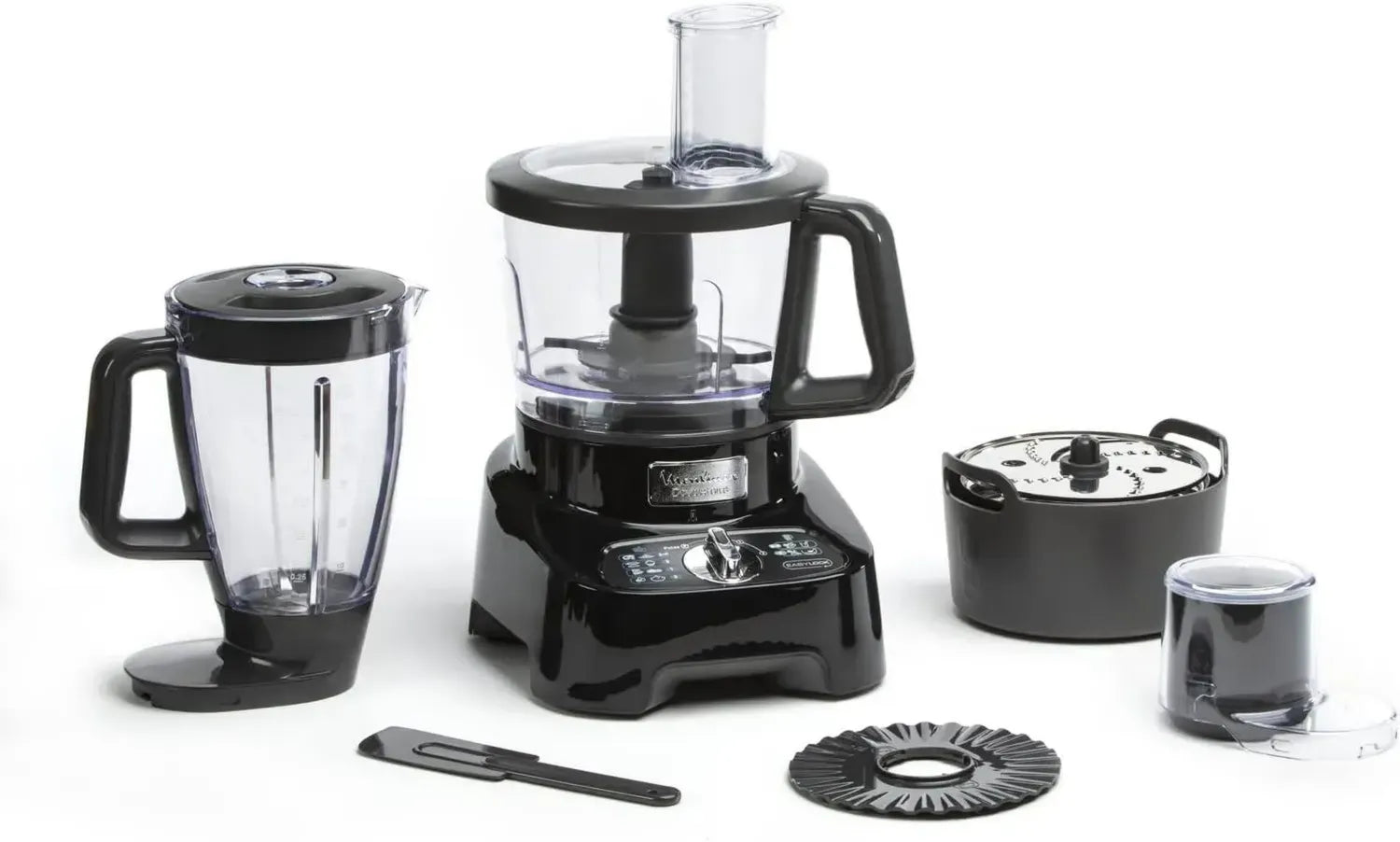 Robot da Cucina Multifunzionale Moulinex FP8218, 1000W, 3L, 6 Velocità con 8 Accessori e 28 Funzioni