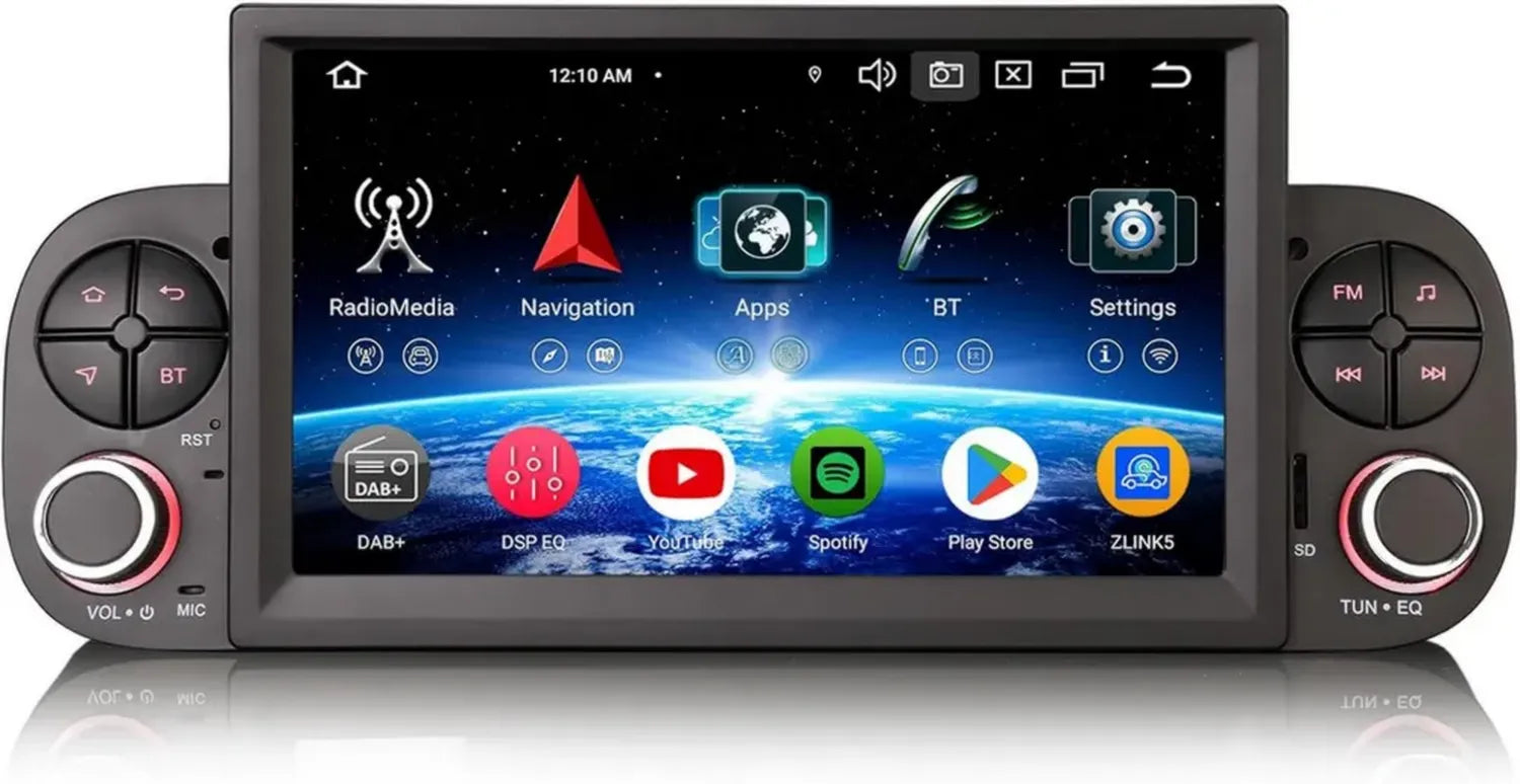 Autoradio Android 14 8-Core 7'' per Fiat Panda 2013-2020 con CarPlay e Navigatore