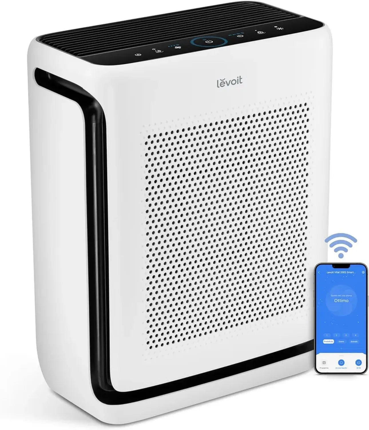 Purificatore Aria LEVOIT per Casa: Rimozione Peli Animali e Odori, Sensore Doppio, Filtro HEPA 99,97% per Allergie, Copertura fino a 108㎡
