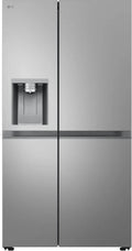 LG Frigorifero Side by Side No Frost 628L Wi-Fi, Classe C, Raffreddamento Lineare, Dispenser Ghiaccio e Acqua, Argento