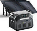 Centrale Elettrica Portatile 1024Wh con 2 Pannelli Solari 200W, Batteria LiFePO4, Controllo APP, Ideale per Campeggio e Emergenze