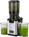 Estrattore di Succo Lento 250 W, Pressione a Freddo, Scivolo Ampio 135 mm, Facile Pulizia, Senza BPA, Argento