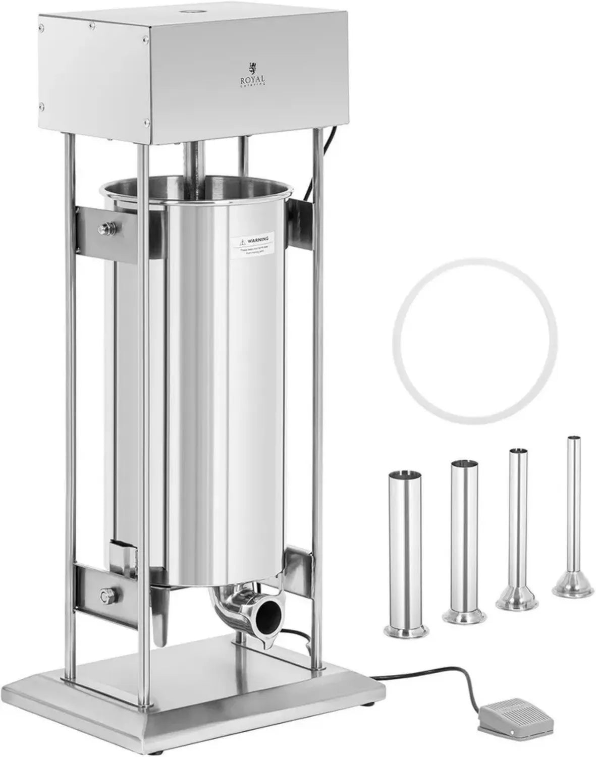 Macchina Elettrica per Salsicce 30L con 4 Tubetti - Royal Catering